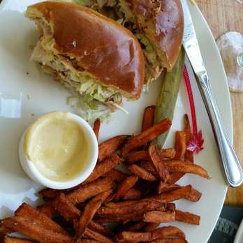 Margaritaville - Pigeon Forge - Grilled chicken sandwich & sweet potato fries. - American Near Me - Pigeon Forge, Tennessee Margaritaville - Pigeon Forge - Grilled chicken sandwich & sweet potato fries. - American Near Me - Pigeon Forge, Tennessee