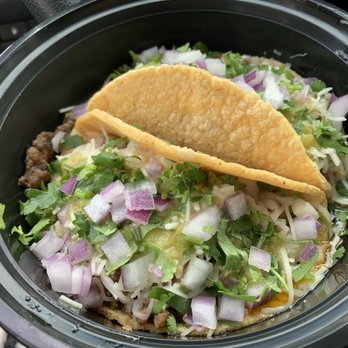 Cinco TacoBar - Taco with just carne asada, cheese, onions, cilantro & mild salsa.. - Mexican Near Me - San Leandro, California Cinco TacoBar - Taco with just carne asada, cheese, onions, cilantro & mild salsa.. - Mexican Near Me - San Leandro, California