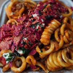 Man vs Fries - Asada Fries add Hot Doritos