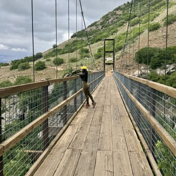 Bear Canyon Suspension Bridge Trail - Reflecting hard or hardly reflecting - Hiking Near Me - Draper, Utah Bear Canyon Suspension Bridge Trail - Reflecting hard or hardly reflecting - Hiking Near Me - Draper, Utah