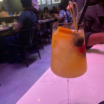 BLK SWAN - White Sangria (Made with Puerto Rican Rum) - New American Near Me - Baltimore, Maryland BLK SWAN - White Sangria (Made with Puerto Rican Rum) - New American Near Me - Baltimore, Maryland