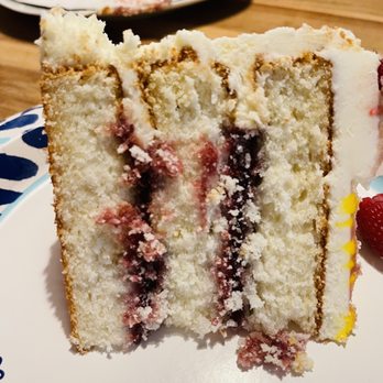 Robin Simmons Bakery - Raspberry filling inside the almond cake - Desserts Near Me - Virginia Beach, Virginia Robin Simmons Bakery - Raspberry filling inside the almond cake - Desserts Near Me - Virginia Beach, Virginia