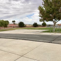 Pulsipher Park - Bike rack and grassy area @ Pulsipher Park - 10/19/17