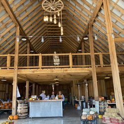 Fowler Pumpkin Patch - Main barn interior. This is where you'll pick up your hayride tokens.