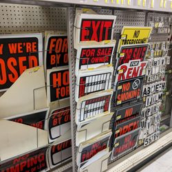 K & L Hardware - Basic signs for all your messages :D