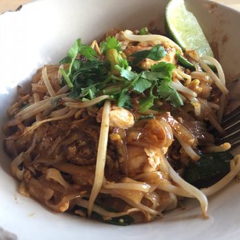 Lung Yai Thai Tapas - Chicken Pad Thai: boner level 5 - Tapas/Small Plates Near Me - Miami, Florida
