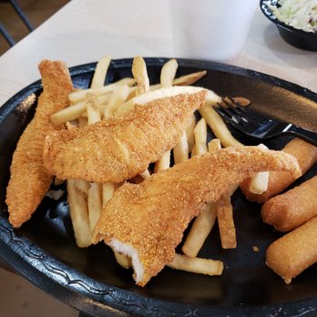 Catfish King - a plate of fried fish and fries - Seafood Near Me - Texarkana, Texas Catfish King - a plate of fried fish and fries - Seafood Near Me - Texarkana, Texas