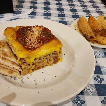 Greektown Grille - Patistio and Greek lemon potatoes were spot on. The Greek salad was amazing. - Greek Near Me - Greenville, South Carolina Greektown Grille - Patistio and Greek lemon potatoes were spot on. The Greek salad was amazing. - Greek Near Me - Greenville, South Carolina