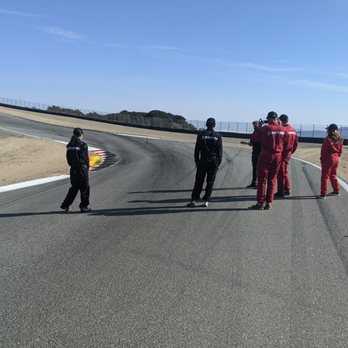 Allen Berg Racing Schools - Track walk on day 1 - turn 6 (pics don't do this justice - way deeper bowl and camber than I thought) - Driving Schools Near Me - Salinas, California