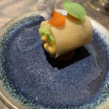 Madcap - Cannoli with sea urchin, smoked trout roe and corn pudding - New American Near Me - San Anselmo, California