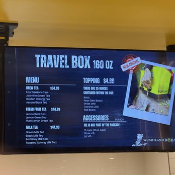 Wushiland Boba - Menu - Bubble Tea Near Me - Alhambra, California