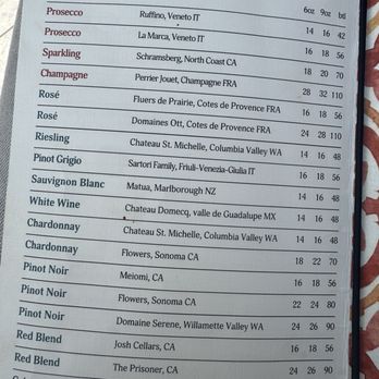 Oeste Bar - Drink menu - Bars Near Me - Chula Vista, California Oeste Bar - Drink menu - Bars Near Me - Chula Vista, California