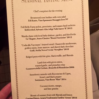 Acquerello - September 2015 tasting menu $185 - Italian Near Me - San Francisco, California Acquerello - September 2015 tasting menu $185 - Italian Near Me - San Francisco, California