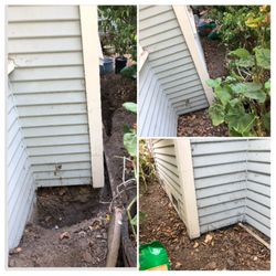 Tactics Rodent Exclusion - trench and screen around cantilever