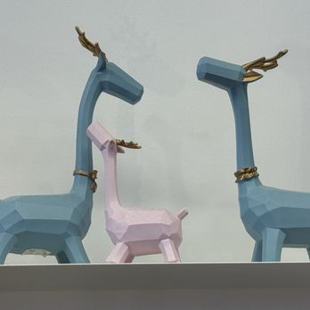 Gong Cha - Blue and pink reindeer! - Bubble Tea Near Me - Fulton, Maryland