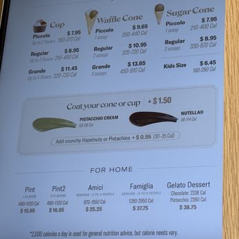 Bacio di Latte - Menu 9/2/26 - Gelato Near Me - Arcadia, California Bacio di Latte - Menu 9/2/26 - Gelato Near Me - Arcadia, California