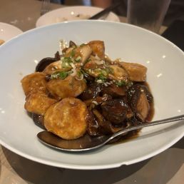 Mushroom and tofu casserole