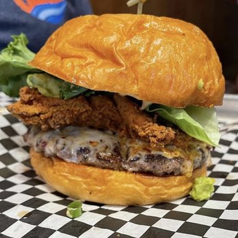 Fusion Grill & Bar - Poblano burger - Burgers Near Me - Katy, Texas