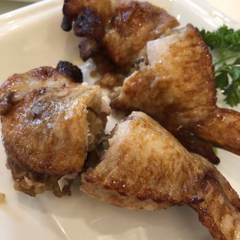 Sea Harbour Seafood Restaurant - Fried Boneless Chicken Wings with Sticky Rice Stuffing - Dim Sum Near Me - Richmond, British Columbia
