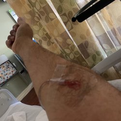 Orlando Health St Cloud Hospital - Been over an hour and no one has changed it even though I mentioned it to the doctor and the nurse.
