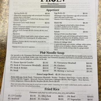 Pho LV - Menu - Vietnamese Near Me - Boardman, Ohio