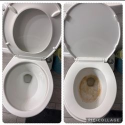 J&D Cleaning Services - Guest bathroom toilet