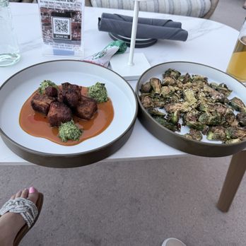 Salud - Pork belly and Brussels sprouts - Bars Near Me - Tucson, Arizona