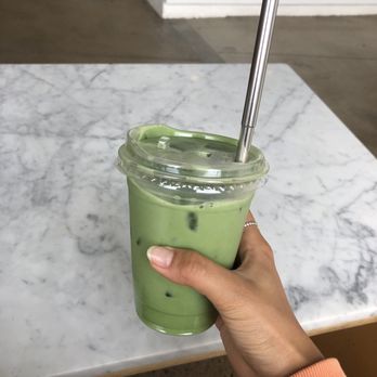 Eightfold Coffee - iced almond matcha latte unsweetened - Coffee & Tea Near Me - Los Angeles, California Eightfold Coffee - iced almond matcha latte unsweetened - Coffee & Tea Near Me - Los Angeles, California