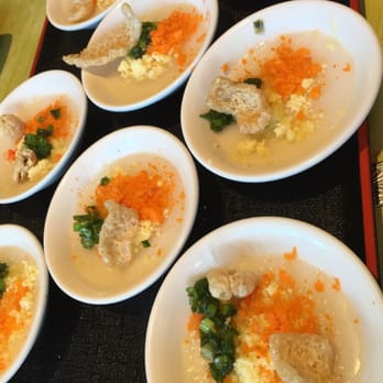 Bistro B - Mung bean and shredded shrimp banh beo - Vietnamese Near Me - Dallas, Texas Bistro B - Mung bean and shredded shrimp banh beo - Vietnamese Near Me - Dallas, Texas
