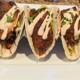 Blackened Salmon Tacos