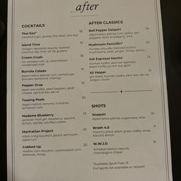 Menu Menu