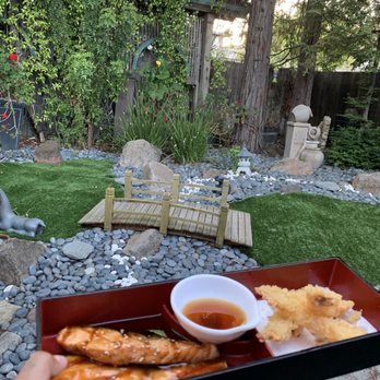 Sushi Tri - Bento Box with shrimp tempura and salmon teriyaki - Sushi Bars Near Me - Novato, California