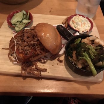EGP Gastropub - Chicken burger comes w housemade pickles - Gastropubs Near Me - Oceanside, New York