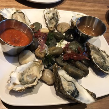 Revival - oyster plate- 6 oysters for $18 - New American Near Me - Sacramento, California