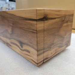 Custom Corners - Hidden storage mantle