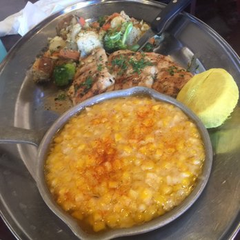 Saddle Ranch - Chicken and creamed corn - Steakhouses Near Me - Orange, California