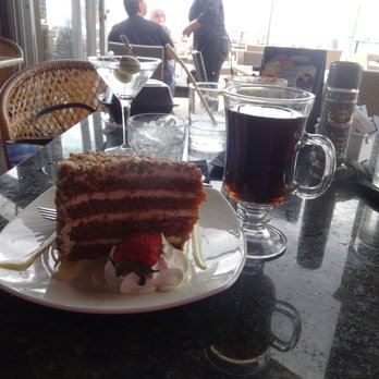 PIER 22 - 4 or 5 Layer Carrot Cake and Hot Coffee - New American Near Me - Bradenton, Florida