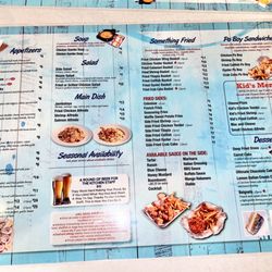 Cajun Boil Bar - Appetizer menu  Sandwiches & fried dishes menu