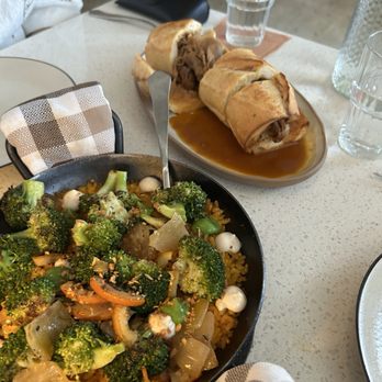 Lita - Veggie paella & Bifana sandwich - Portuguese Near Me - Aberdeen Township, New Jersey