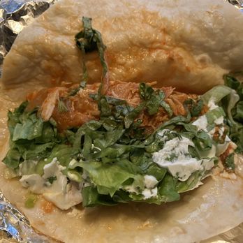 Patos The Taco shop - Poblano Taco generous on the chicken tinga. 08MAY25 - Diners Near Me - San Marcos, Texas Patos The Taco shop - Poblano Taco generous on the chicken tinga. 08MAY25 - Diners Near Me - San Marcos, Texas