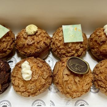 Browned - Assorted cream puffs - Coffee & Tea Near Me - San Gabriel, California