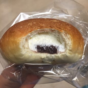 Yoon's Bakery - Red bean cream bun - delicious but a loooooot of cream - Bakeries Near Me - Ann Arbor, Michigan