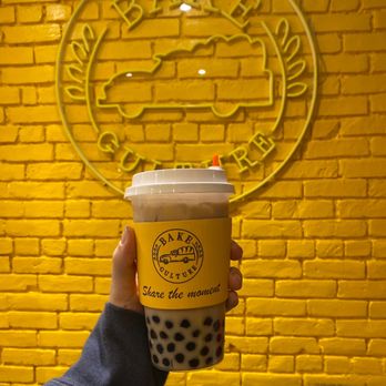 Bake Culture - Black Milk tea with bubbles - Bakeries Near Me - New York, New York Bake Culture - Black Milk tea with bubbles - Bakeries Near Me - New York, New York