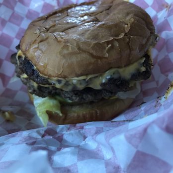 Jerry's Grill - Huge double cheeseburger - Breakfast & Brunch Near Me - Raleigh, North Carolina
