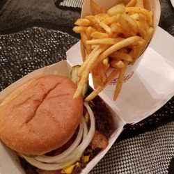 Freddy's Frozen Custard & Steakburgers - Dbl bacon burger w/cheese & fry