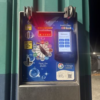 CAR Wash - One of two options for Payment at the car wash. You can pay by card at each stall or use cash to collect tokens from token dispenser. - Car Wash Near Me - San Leandro, California CAR Wash - One of two options for Payment at the car wash. You can pay by card at each stall or use cash to collect tokens from token dispenser. - Car Wash Near Me - San Leandro, California