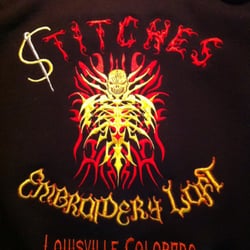 Stitches Embroidery Loft - Just some fun with lettering and crazy design