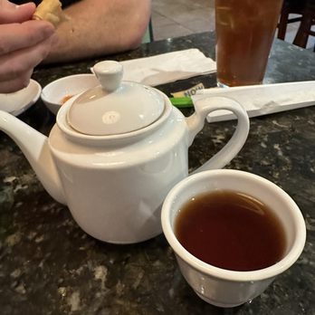 Country Pho - Hot tea - Vietnamese Near Me - Rosenberg, Texas