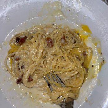 Arancino di Mare - Carbonara before we scarfed it all down - Italian Near Me - Honolulu, Hawaii Arancino di Mare - Carbonara before we scarfed it all down - Italian Near Me - Honolulu, Hawaii