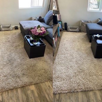 My Carpet Cleaning - Before (left) After (right) - Carpet Cleaning Near Me